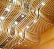 Алуминиев таван на тавана в банята за оптимален интериор
