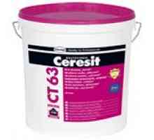 Ceresit ct 63, ceresit ct 64 Акрилна оцветена мазилка с текстура на кората на бръмбар