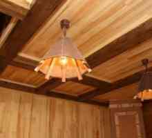 За да шият таван в дървената къща избор на обзавеждане и характеристики на декорация на повърхността