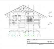 Изчертаване на дървената къща характеристики на сградата и проектна документация