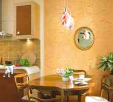 Декоративна венецианска циментова замазка в кухнята, фото и видео материали за приложението