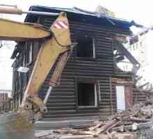 Демонтаж на дървената къща последователността на изпълнение, препоръки и цена на работата