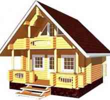 Дървени къщи 6x7 типични проекти и основно оборудване