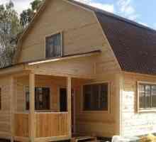 Дървени къщи от бар под свиване евтино и качествено