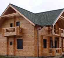 Дървени къщи от профилирани греди и снимки