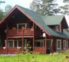 Дървени къщи на финландската технология къща-сграда от ламиниран фурнир дървен материал