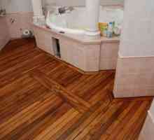 Дървени подове в банята, достойнство, избор на дърво, устойчивост на влага, хидроизолация