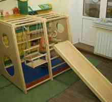 Дървен детски спортен комплекс за достойнство и характеристики на дома