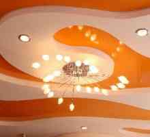 Проектиране на опънати тавани на няколко нива и две нива, опции за фото и дизайн