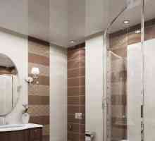 Дизайн на опънати тавани в банята, снимки и опции за дизайн