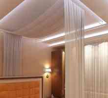 Дизайн на тавани от гипсокартон в спалнята, снимки и опции за дизайн