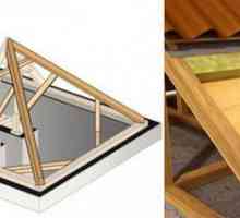 Метален мансарден покрив - конструкция и конструкция на фронтон покрив с таван