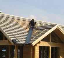 Покривът на покрива на покрива е план на t-покрив, това е дъното дъска, килим