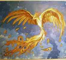 Арт живопис птица Phoenix