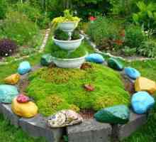 Идеята за декориране на градината със собствените си ръце, украсена с камъни фото примери…