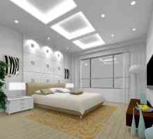 От какво и как да се направи таван в спалнята снимка на интериорния дизайн