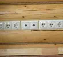 Електротехници в дървена къща със собствен план за обучение на ръцете, характеристики на кабелния…