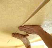 Как да лепене тапети на тавана