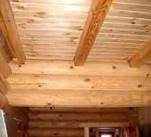 Как да се повдигне таван в дървена къща монтаж опции, видео и снимки