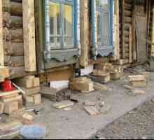 Как да поправите основата на една стара дървена къща, причините за унищожаването, поправете…
