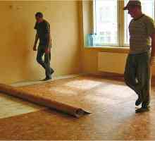 Как да поставите линолеум върху дървени подови елементи