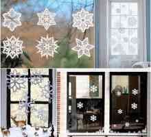 Как да украсите прозорците за новата година със собствените си ръце