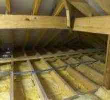 Как да изолира тавана в частна къща