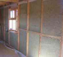 Как да изолирате стените и тавана на скелетна баня с базалтова памучна вата