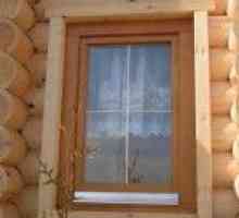 Как да вмъкнете прозорец в дървена къща
