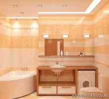 Как да изберем таван лампи за баня Красота, или практичност