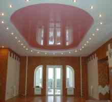 Какви опънати тавани са по-добри плат или PVC препоръки за избор, снимка
