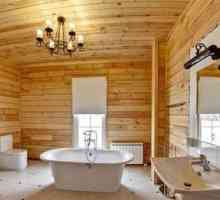 Как да направите пода в дървена къща в банята