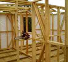 Рамкови прегради в дървени къщи, предназначение и начин на производство