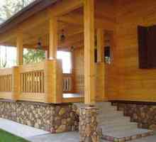 Веранда дървена къща декорация или нужда