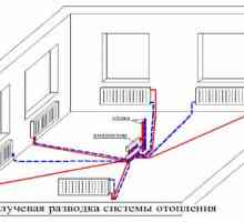 Радиационна система, лъчезарно разпределение на двуетажна къща