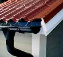 Метални и пластмасови системи за отводняване на покрива, цената на преливника, купуват изтичане