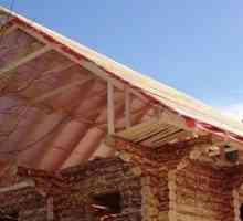 Монтаж на покривната система - изграждане на дървени къщи