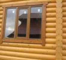Характеристики на клипси върху прозорците на дървена къща
