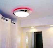 Осветление в тавана в банята