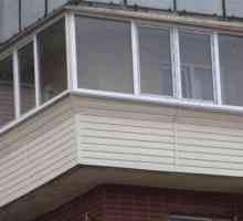 Завършване на балкони с PVC панели отвън и отвътре