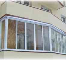 Пластмасови профили за остъкляване на балконни или лоджийски прозорци