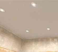 Пластмасови таван в банята Как да направим тавана в банята на пластмасови панели?