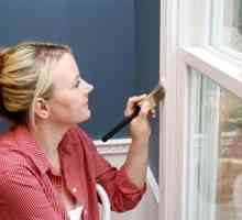 Живопис прозорец рамки със собствените си ръце избора на боя, подготовка на повърхността