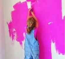 Боядисване на стени с водна боя - дизайн и технология