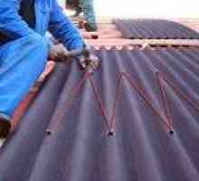 Покривна покривка с ондулин - покривен материал ondulin