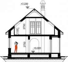 Проекти на дървени къщи и вили с тавански гледки и характеристики