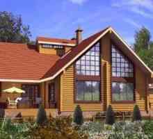 Проекти на дървени къщи с тераса предимства и характеристики
