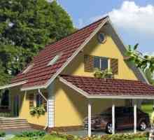 Проекти на дървени едноетажни къщи с панорамни гледки и структурни елементи