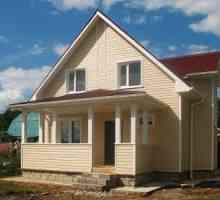 Проекти на малки дървени къщи, размери и характеристики на конструкцията