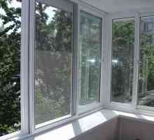 Плъзгащи се прозорци на балкон и лоджия пластмаса, алуминий